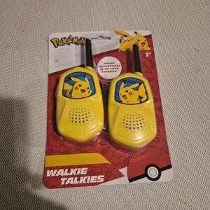 Pokemon Pikachu Walkie Talkies-Long Range 2-way Radios - Kids Toy - New In Box